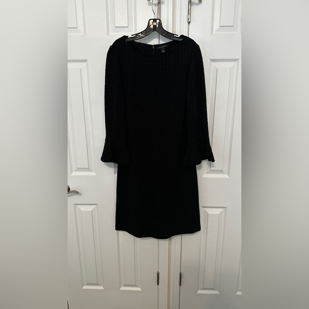 St. John Mid-length black knit dress